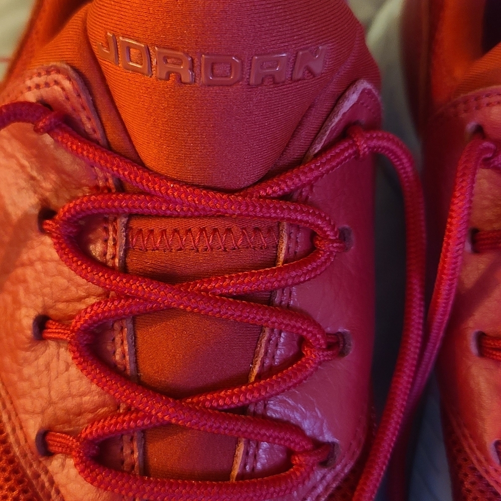 Jordan Vibrant Red Athletic Shoes - Picture 2 of 6